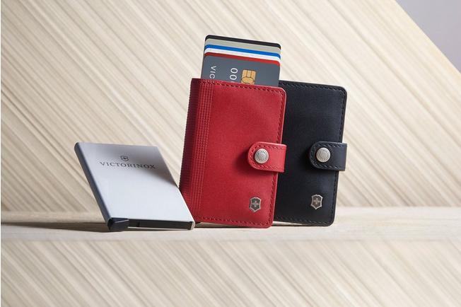 Afbeelding voor Victorinox Altius Secrid Leather Card Wallet 612680 Red, lederen portemonnee met kaarthouder