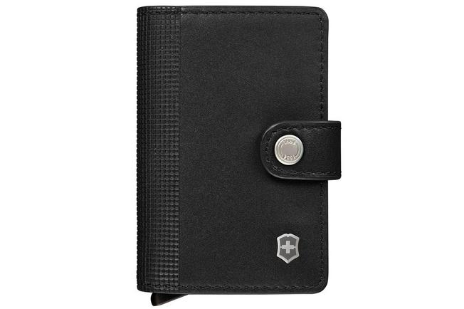 Afbeelding voor Victorinox Altius Secrid Leather Card Wallet 612681 Black, lederen portemonnee met kaarthouder