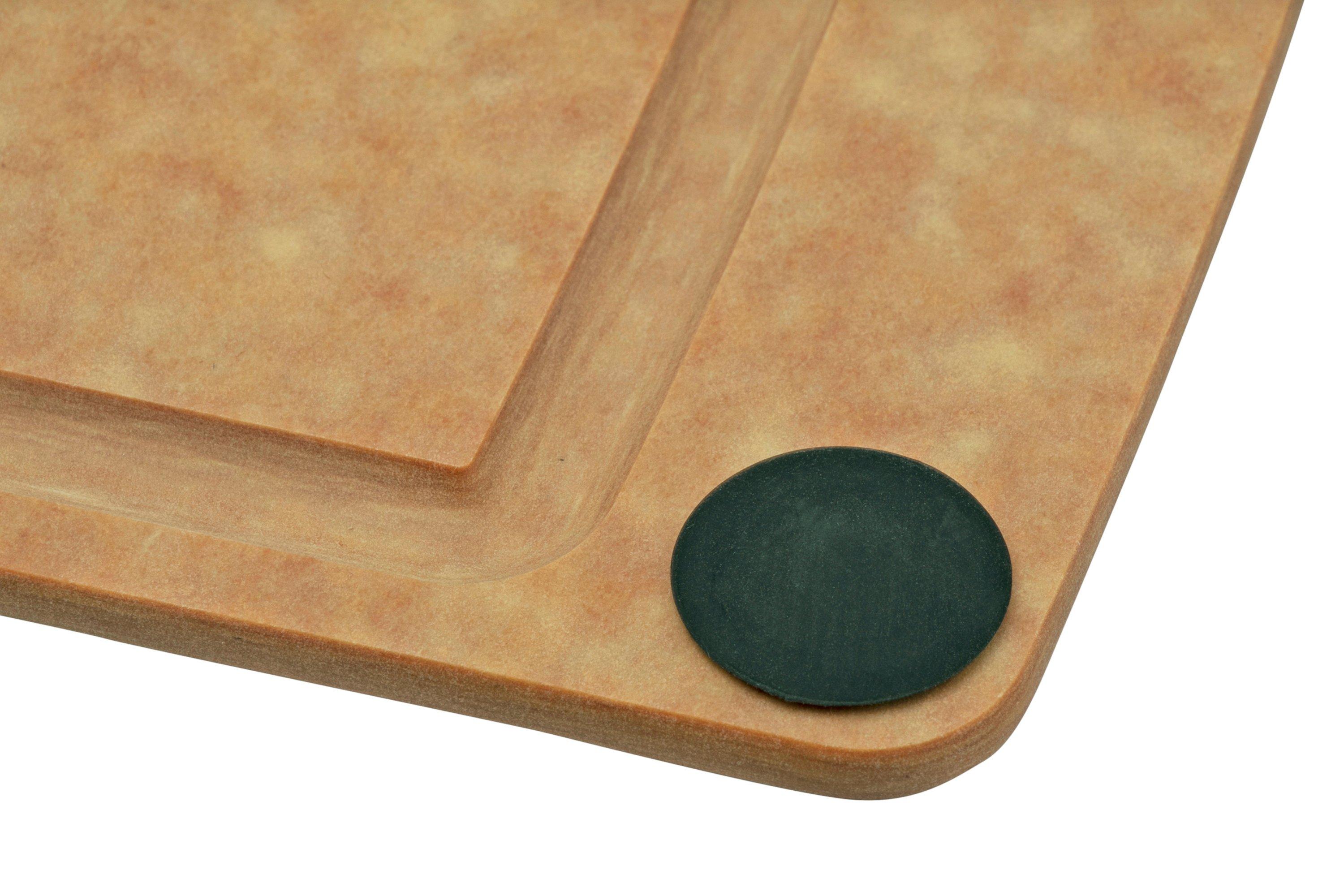 Tagliere cm 42x18 h 1,5 acacia striscia nera per scrivere