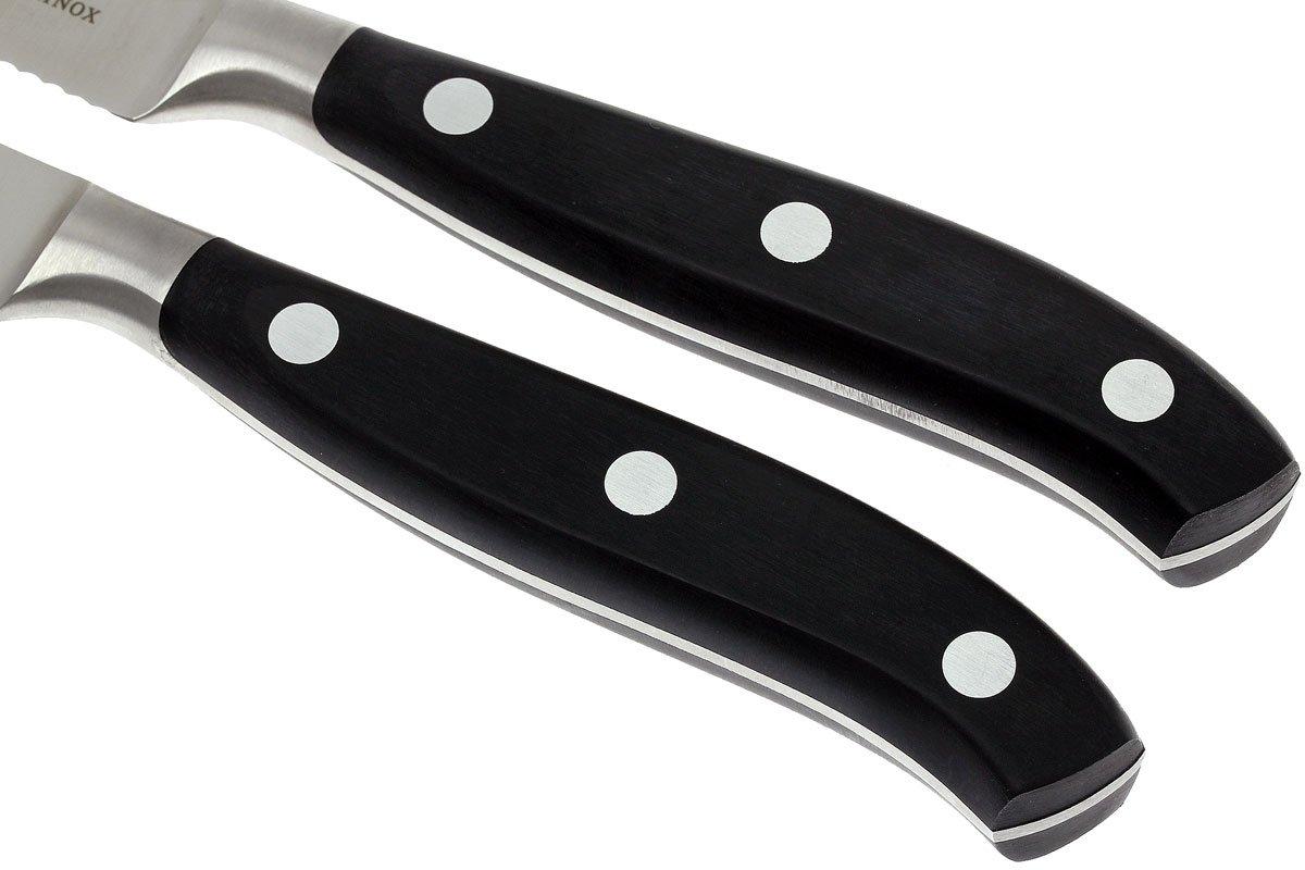 Victorinox Set de couteaux à steak Grand Maître, 2 pièces en noir - 7.7242.2