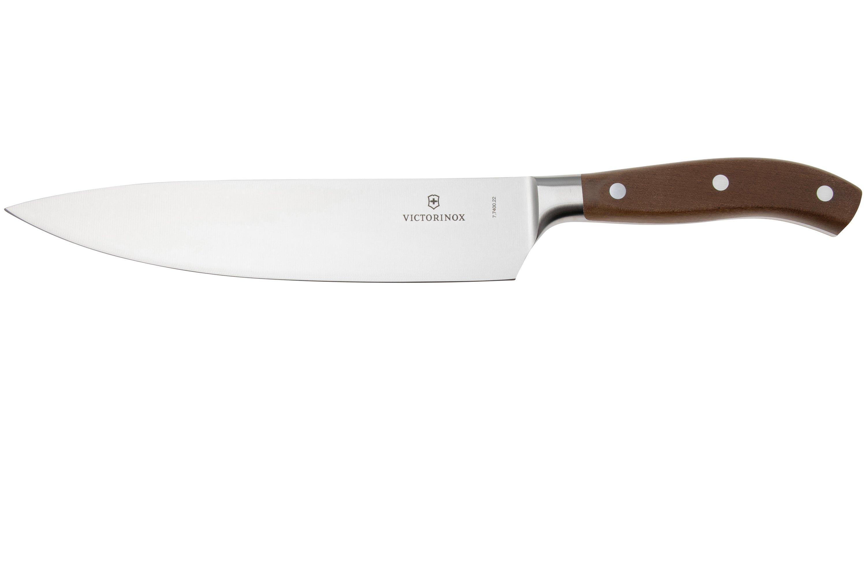 Victorinox Grand Maître Chef's Knife 7.7400.22G, madeira de ácer, faca ...