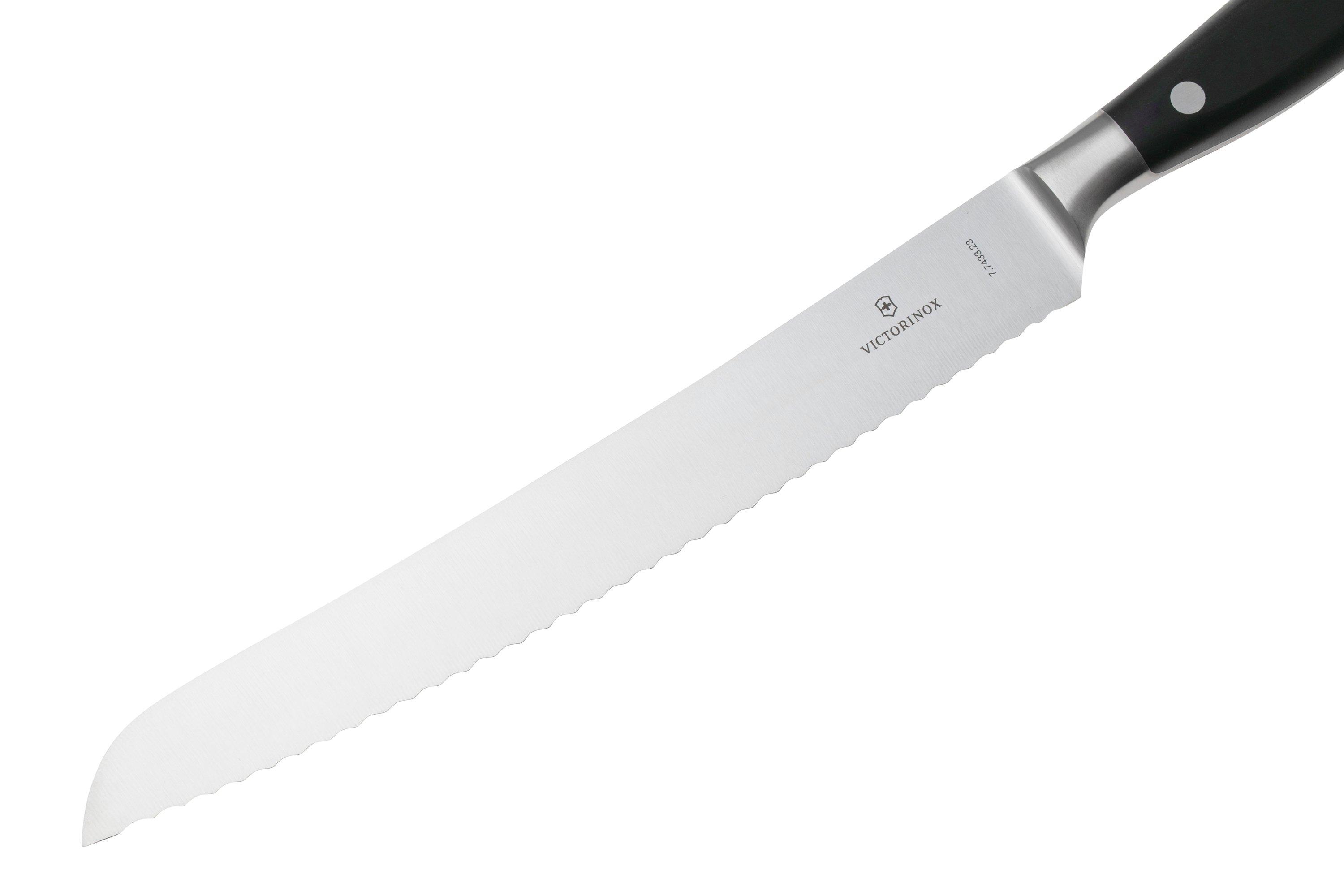 Global GH274 Sai Coltello Da Pane 23 Cm – Lama In Acciaio Martellato, Manico Ergonomico, Made In Japan - 2