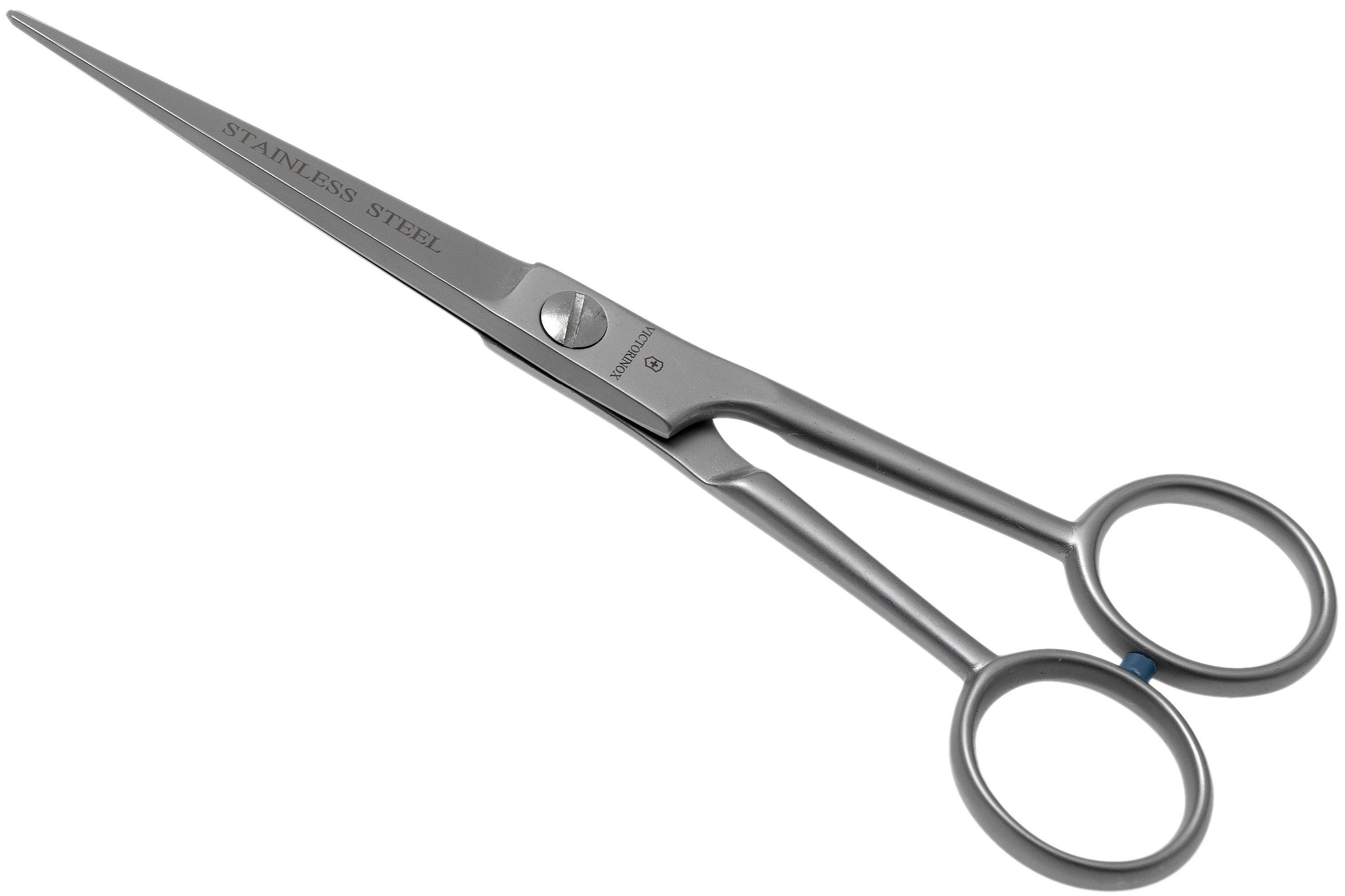 Ciseaux Coiffeur professionnels ERBE de 14 cm, à lames micro-dentées en  acier inox brossé de Solingen de très haute qualité - Le comptoir du Barbier