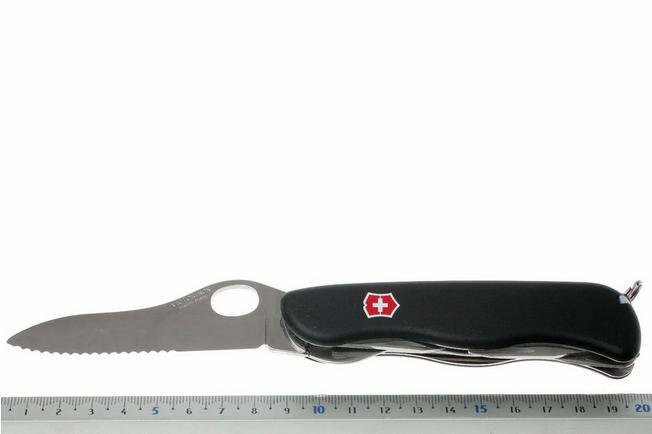 16-Function Pocket Knife - Swiss Army Style - Black