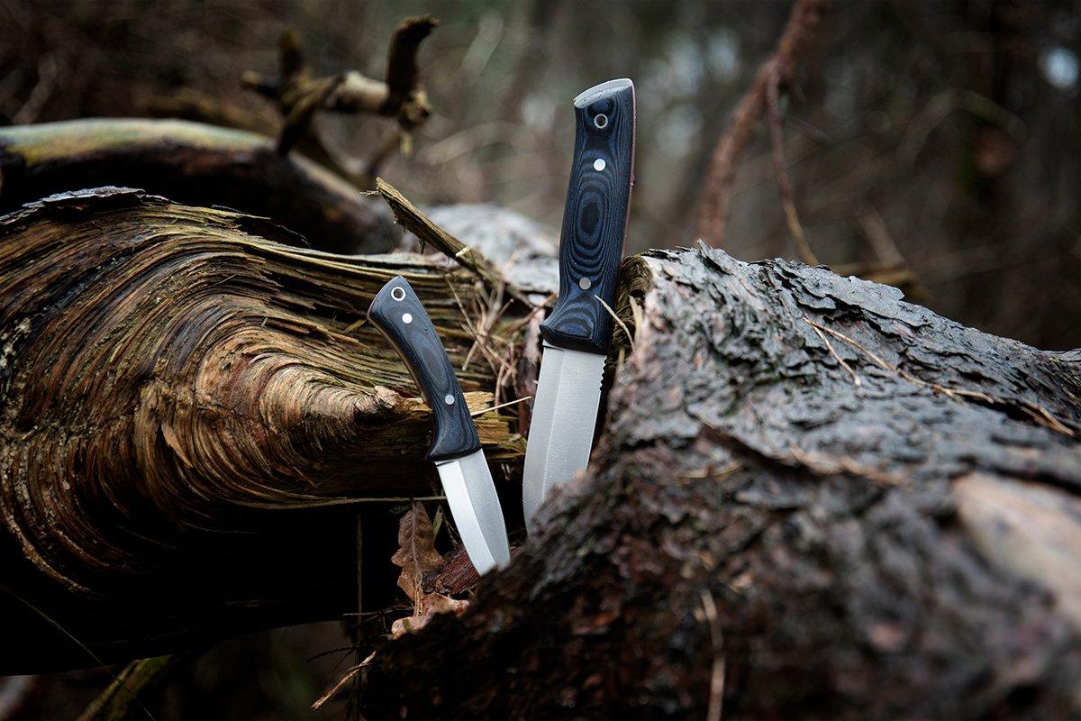 Bushcraftmessen voor survivaltaken