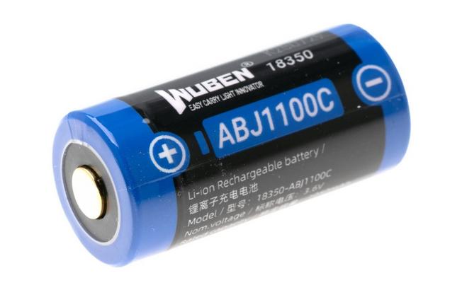 Afbeelding voor Wuben ABJ1100C 18350 herlaadbare Li-ion-accu, 1100 mAh