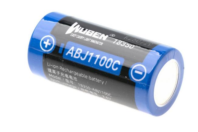 Afbeelding voor Wuben ABJ1100C 18350 herlaadbare Li-ion-accu, 1100 mAh