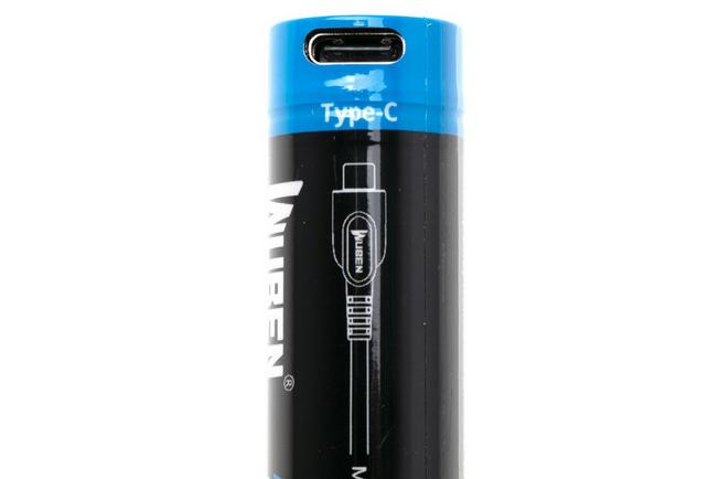 Afbeelding voor Wuben ABE2600CR 18650 oplaadbare Li-ion-accu met USB-C, 2600 mAh