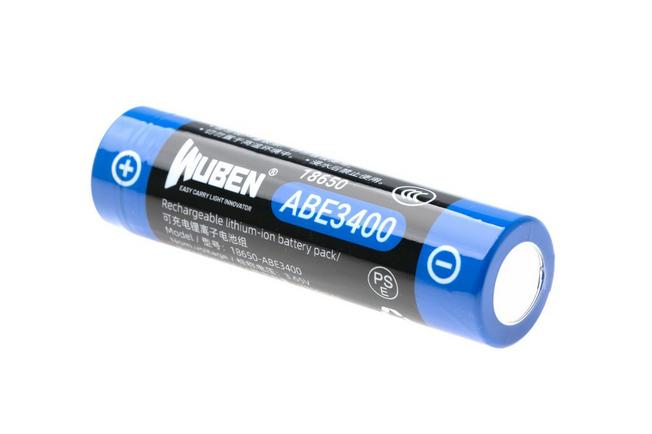 Afbeelding voor Wuben ABE3400 18650 herlaadbare Li-ion-accu, 3400 mAh