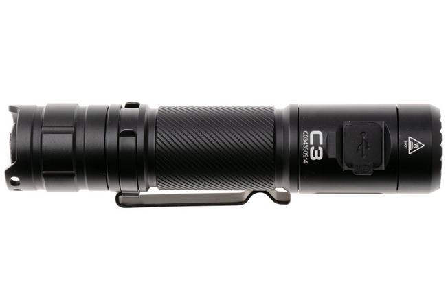 Afbeelding voor Wuben C3 Black, oplaadbare tactische EDC-zaklamp, 1200 lumen