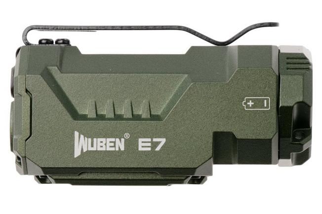 Afbeelding voor Wuben E7 Green 6500K, oplaadbare EDC-zaklamp, 1800 lumen