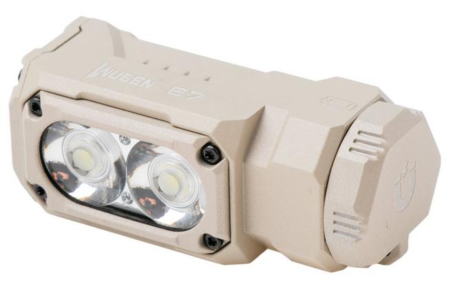 Afbeelding voor Wuben E7 Khaki 6500K, oplaadbare EDC-zaklamp, 1800 lumen
