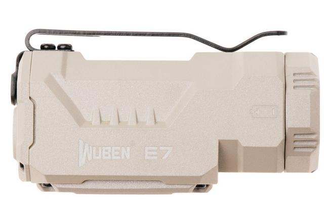 Afbeelding voor Wuben E7 Khaki 6500K, oplaadbare EDC-zaklamp, 1800 lumen