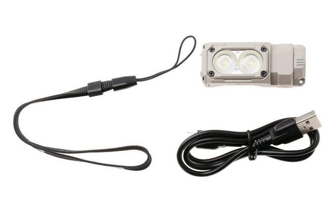 Afbeelding voor Wuben E7 Khaki 6500K, oplaadbare EDC-zaklamp, 1800 lumen