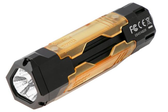 Afbeelding voor Wuben E8 Black, oplaadbare modulaire kampeer- en EDC-zaklamp met 365nm-UV-licht, 1300 lumen