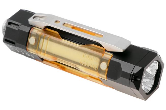 Afbeelding voor Wuben E8 Black, oplaadbare modulaire kampeer- en EDC-zaklamp met 365nm-UV-licht, 1300 lumen