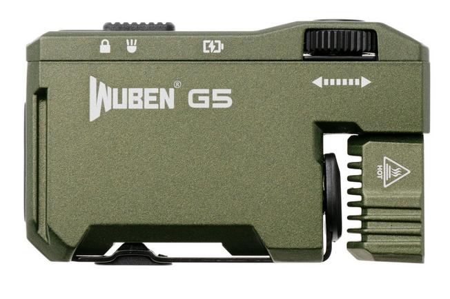 Afbeelding voor Wuben G5 Green, oplaadbare sleutelhanger EDC-zaklamp, 400 lumen