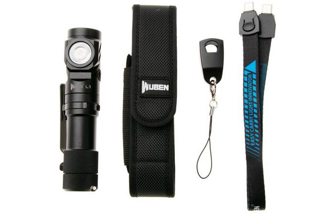 Afbeelding voor Wuben L1 NICHIA 519A, oplaadbare tactische EDC-zaklamp en powerbank, 2000 lumen