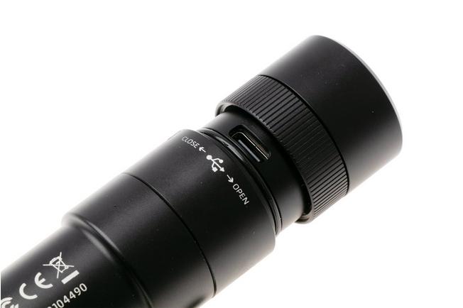 Afbeelding voor Wuben L3 Black, oplaadbare tactische EDC-zaklamp en powerbank, 3000 lumen