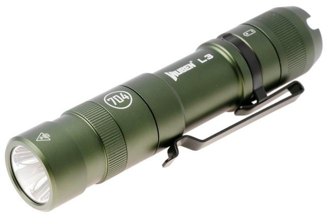 Afbeelding voor Wuben L3 Green, oplaadbare tactische EDC-zaklamp en powerbank, 3000 lumen