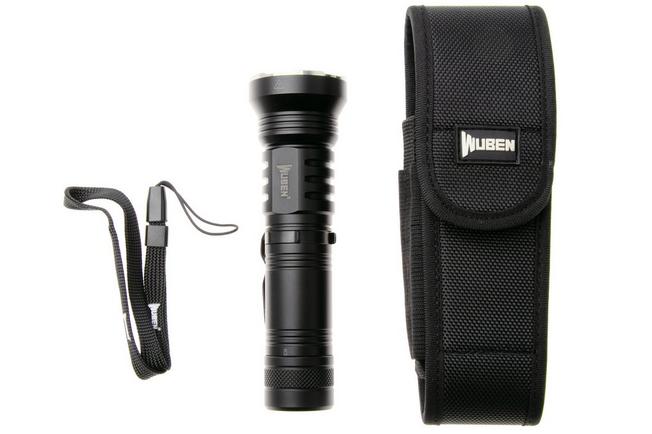 Afbeelding voor Wuben P26 Black, zaklamp met wit licht en 365nm-UV-licht, 500 lumen