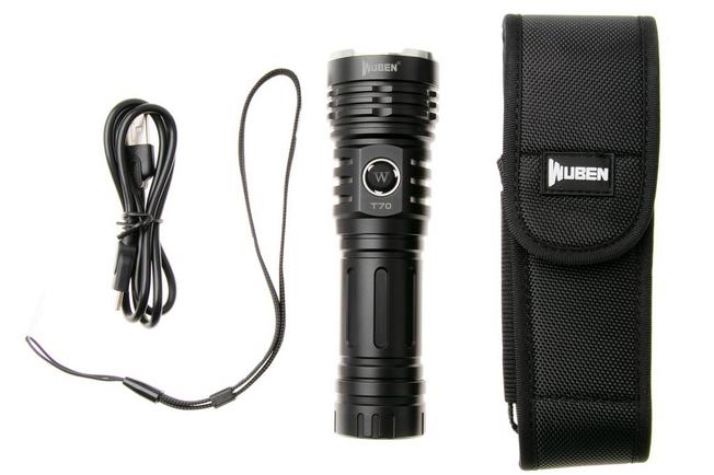 Afbeelding voor Wuben T70 Black, oplaadbare outdoorzaklamp, 4200 lumen