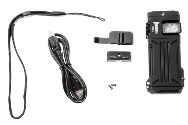 Afbeelding voor Wuben X2Pro+ Black, oplaadbare tactische fiets- en EDC-zaklamp, 1500 lumen