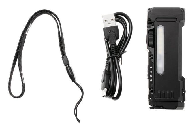 Afbeelding voor Wuben X4 Black, oplaadbare tactische fiets- en EDC-zaklamp, 1500 lumen