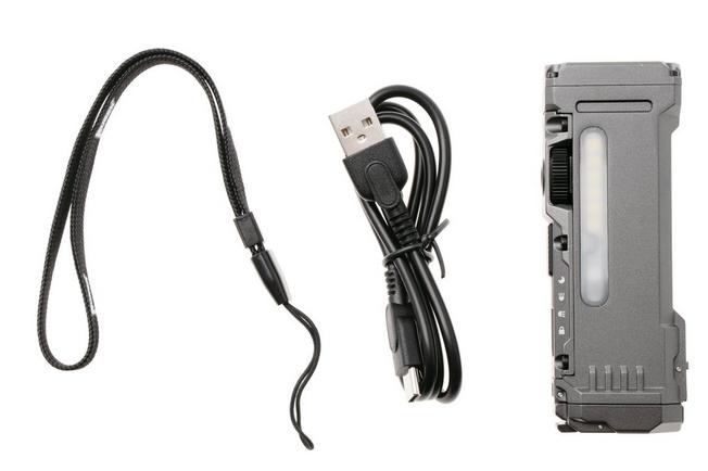 Afbeelding voor Wuben X4 Grey, oplaadbare tactische fiets- en EDC-zaklamp, 1500 lumen