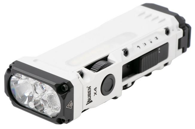 Afbeelding voor Wuben X4 White, oplaadbare tactische fiets- en EDC-zaklamp, 1500 lumen