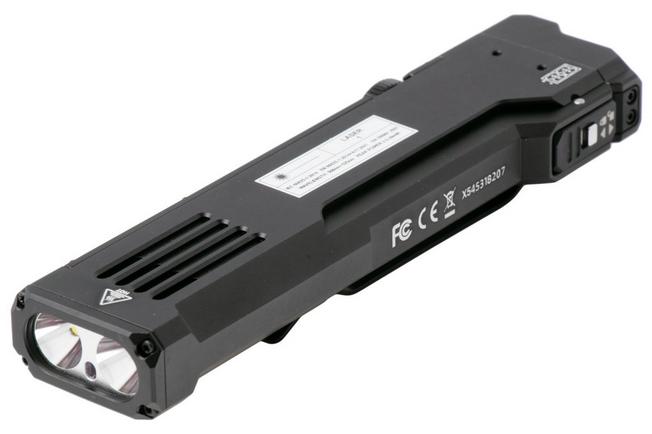 Afbeelding voor Wuben X5 1R Black, oplaadbare 3-in-1 tactische EDC-zaklamp met 365nm-UV-licht en groene laser, 1300 lumen