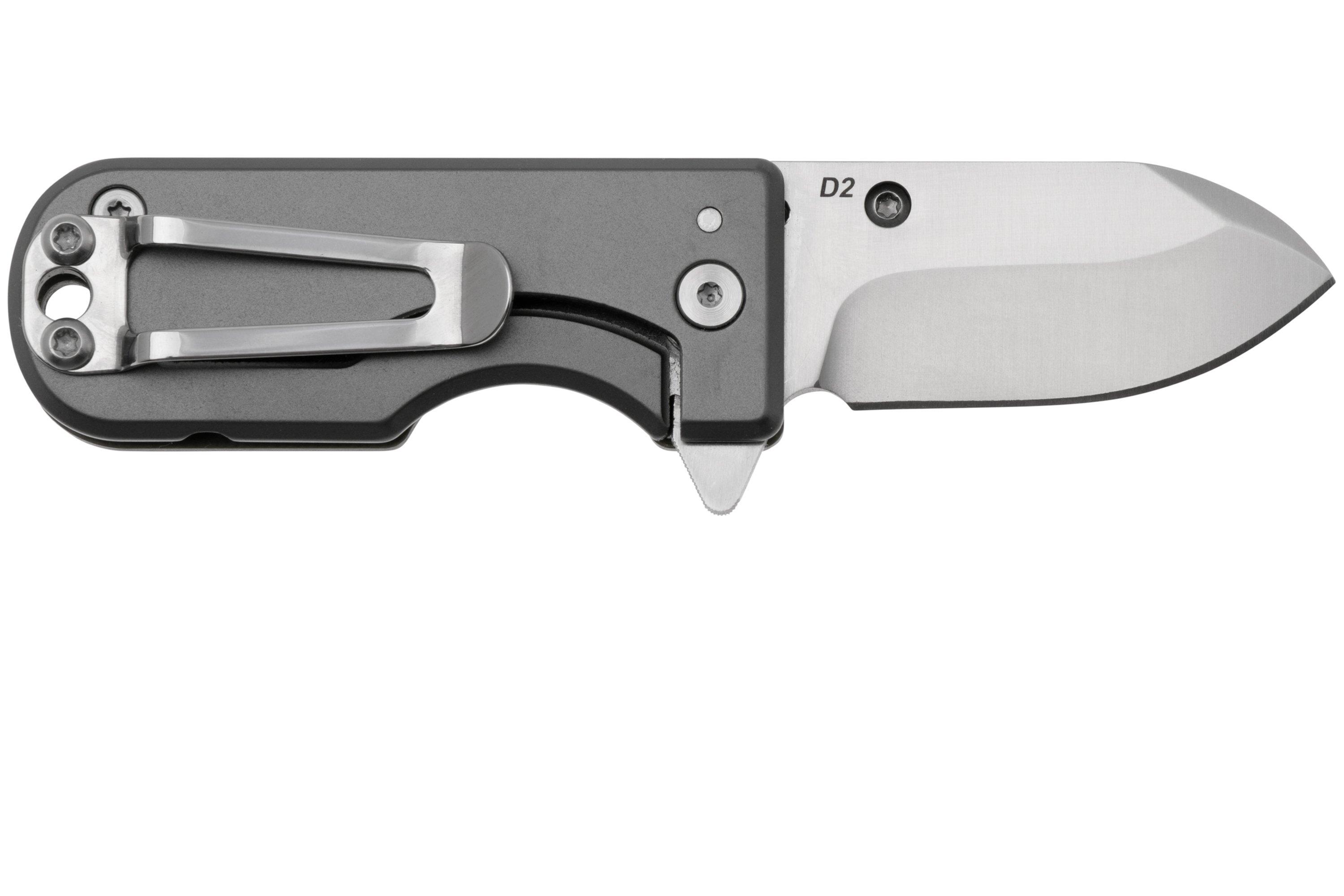 WESN Microblade SN013, D2, OD Green G10, Titanium, pocket knife