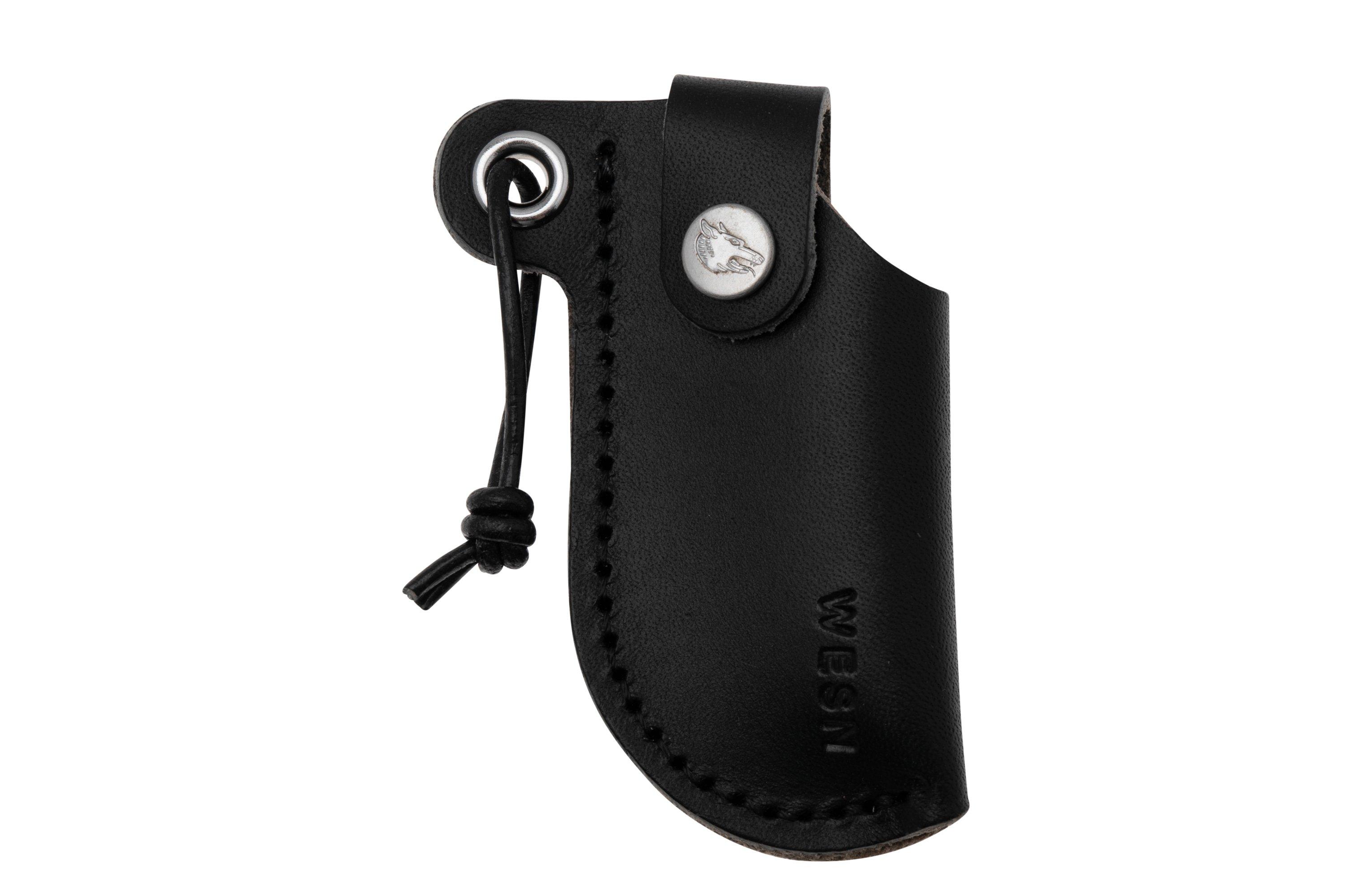 WESN Microblade Leather Sheath, SN021, Black Advantageously shopping