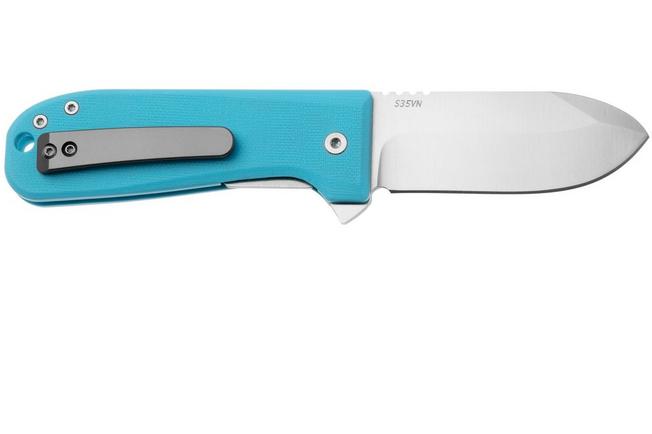 Afbeelding voor WESN Allman SN04-12, CPM S35VN, Sky Blue G10, zakmes