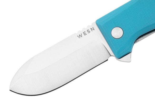 Afbeelding voor WESN Allman SN04-12, CPM S35VN, Sky Blue G10, zakmes