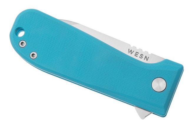Afbeelding voor WESN Allman SN04-12, CPM S35VN, Sky Blue G10, zakmes