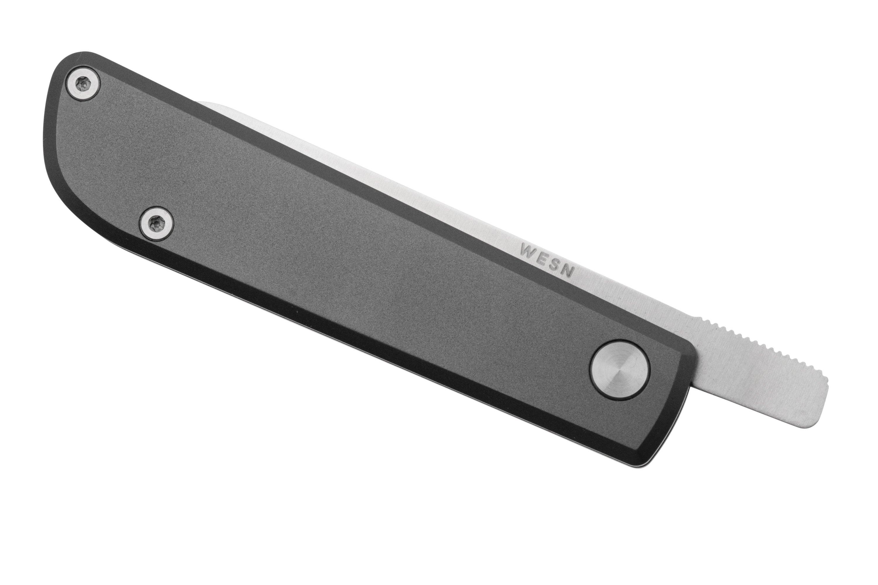 WESN Samla SN141, 12C27, Titanium, pocket knife Advantageously