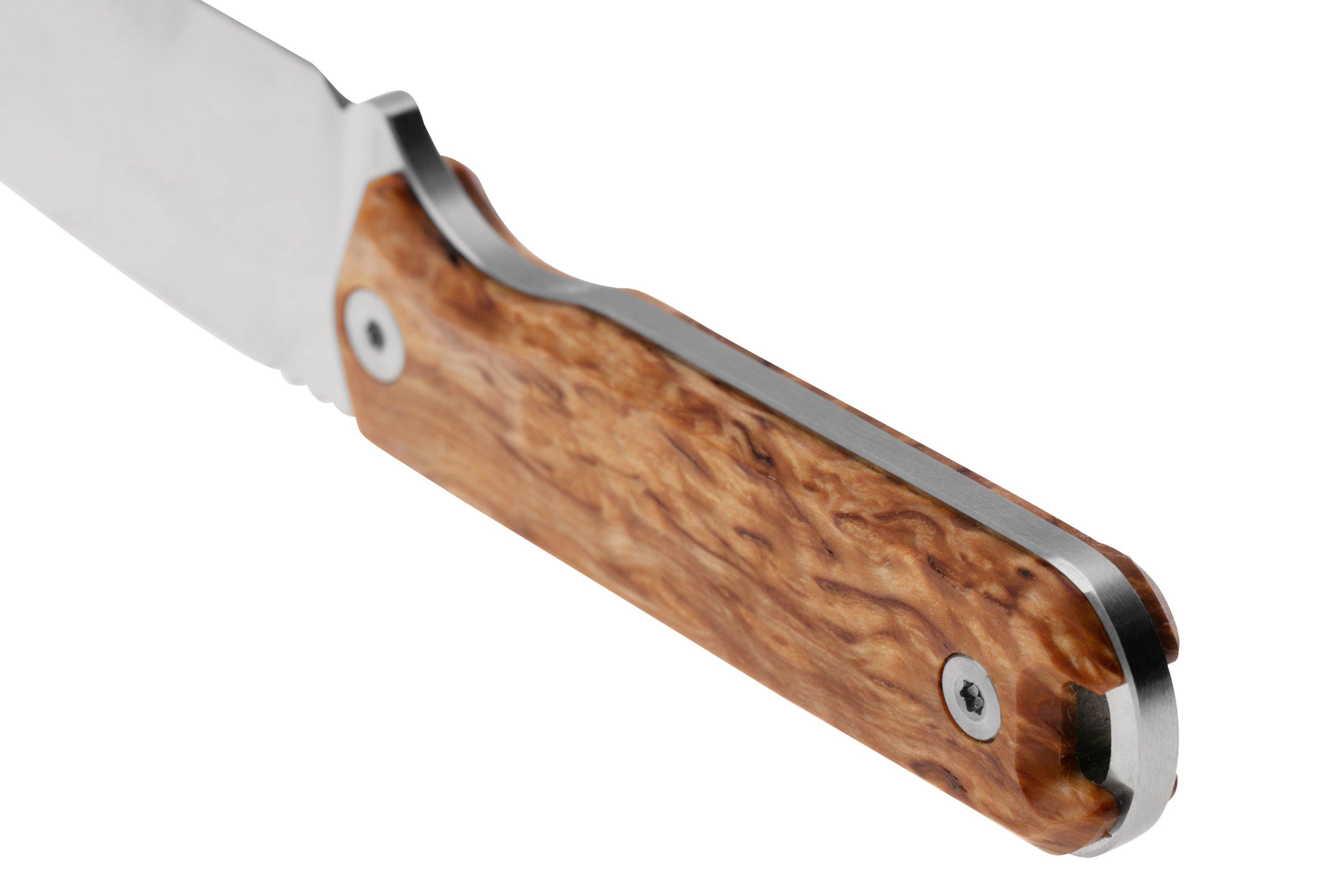 COUTEAU LEOPARD BAROUDEUR LAME FIXE 24 CM & ÉTUI - TECK - Couteaux