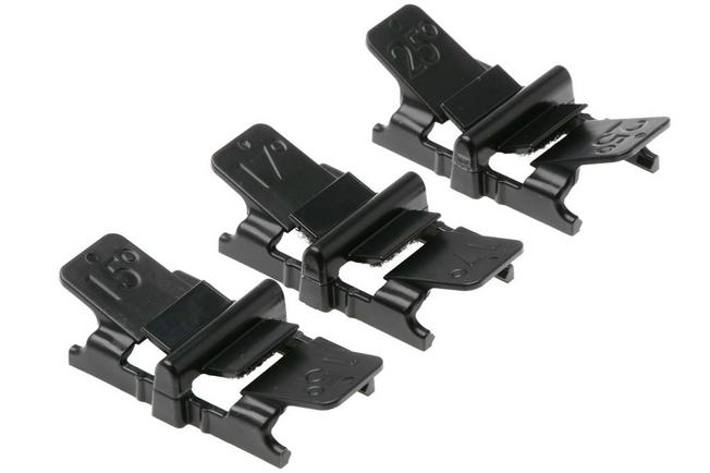 Afbeelding voor Wicked Edge Venture WEKG-SET Set Of 3 Knife Guides, slijphoekgeleiders (15, 17 & 25°)