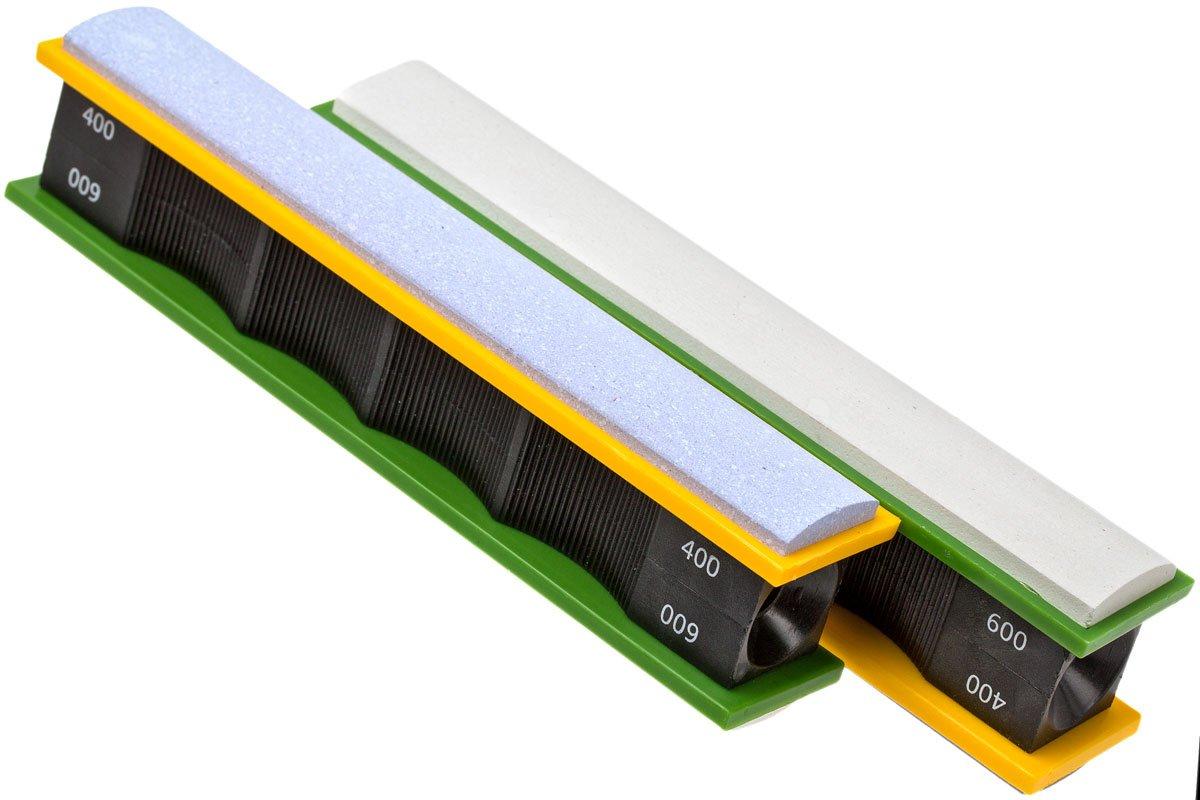 Wicked Edge Ceramic Stones for Curved Blades, 400/600 Advantageously