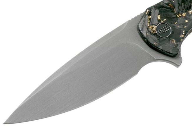 Bild für WE Knife Kitefin 2009A Gold Shredded Carbonfiber Limited Edition Taschenmesser