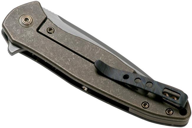 Bild für WE Knife Kitefin 2009A Gold Shredded Carbonfiber Limited Edition Taschenmesser