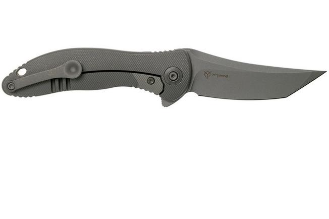 Bild für WE Knife Mini Synergy Tanto 2012A graues Taschenmesser, Jim O'Young Design