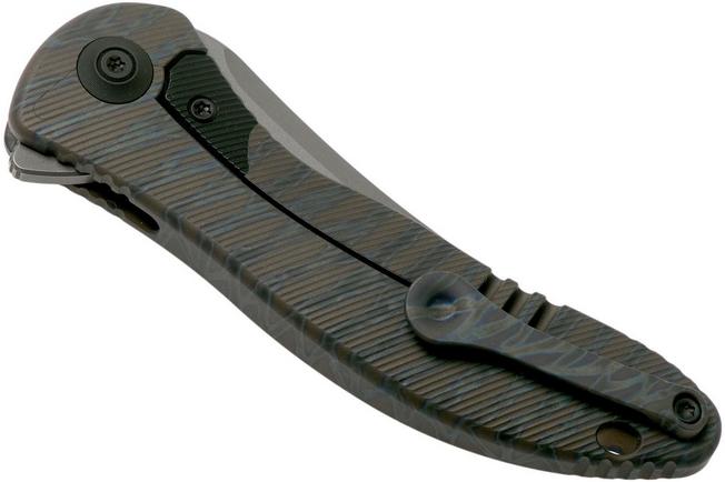 Imagen para WE Knife Mini Synergy Tanto 2012C Tiger Stripe navaja, Jim O'Young design
