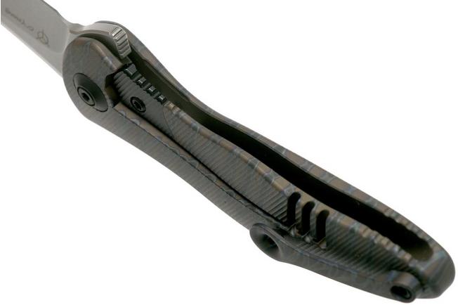 Imagen para WE Knife Mini Synergy Tanto 2012C Tiger Stripe navaja, Jim O'Young design