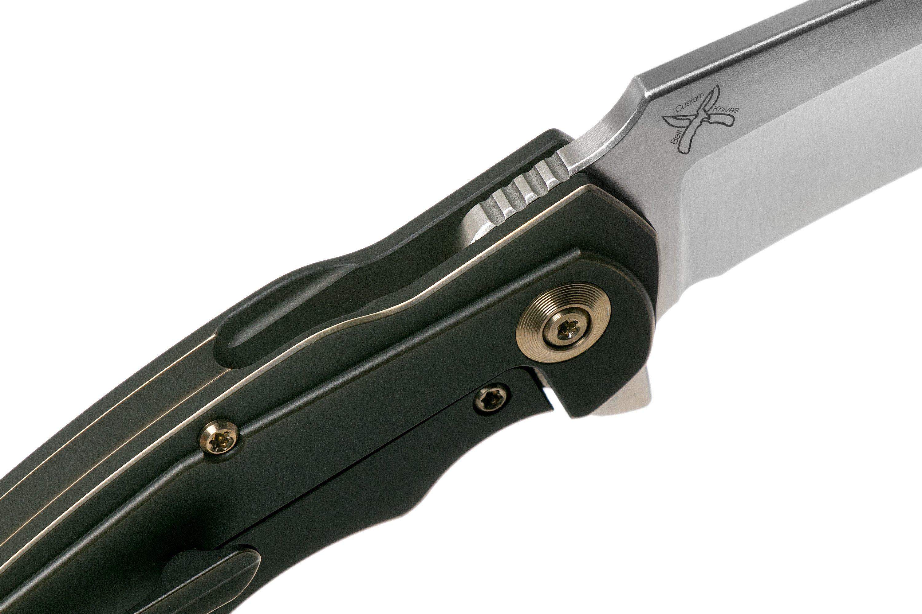 WE Knife Skreech 2014A Antique Bronze pocket knife, Butch Ball design