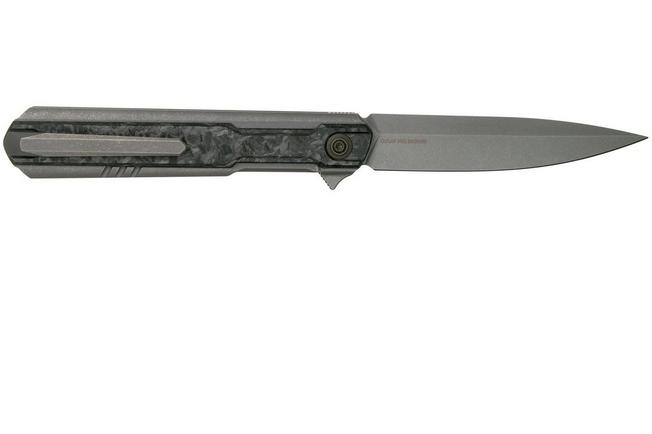 Imagen para WE Knife Peer 2015C Shredded Carbon fibre, Stonewashed, navaja, Ostap Hel design