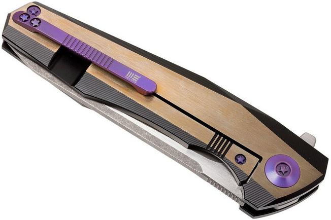 Bild für WE Knife 603B, Drop-Point, stonewash/satiniert
