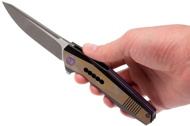 Bild für WE Knife 603B, Drop-Point, stonewash/satiniert