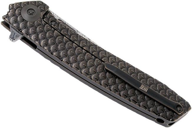 Image for WE Knife 604DST Damasteel Limited Edition tanto pocket knife